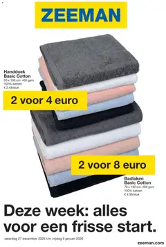 Zeeman folder geldig vanaf 27/12/2025