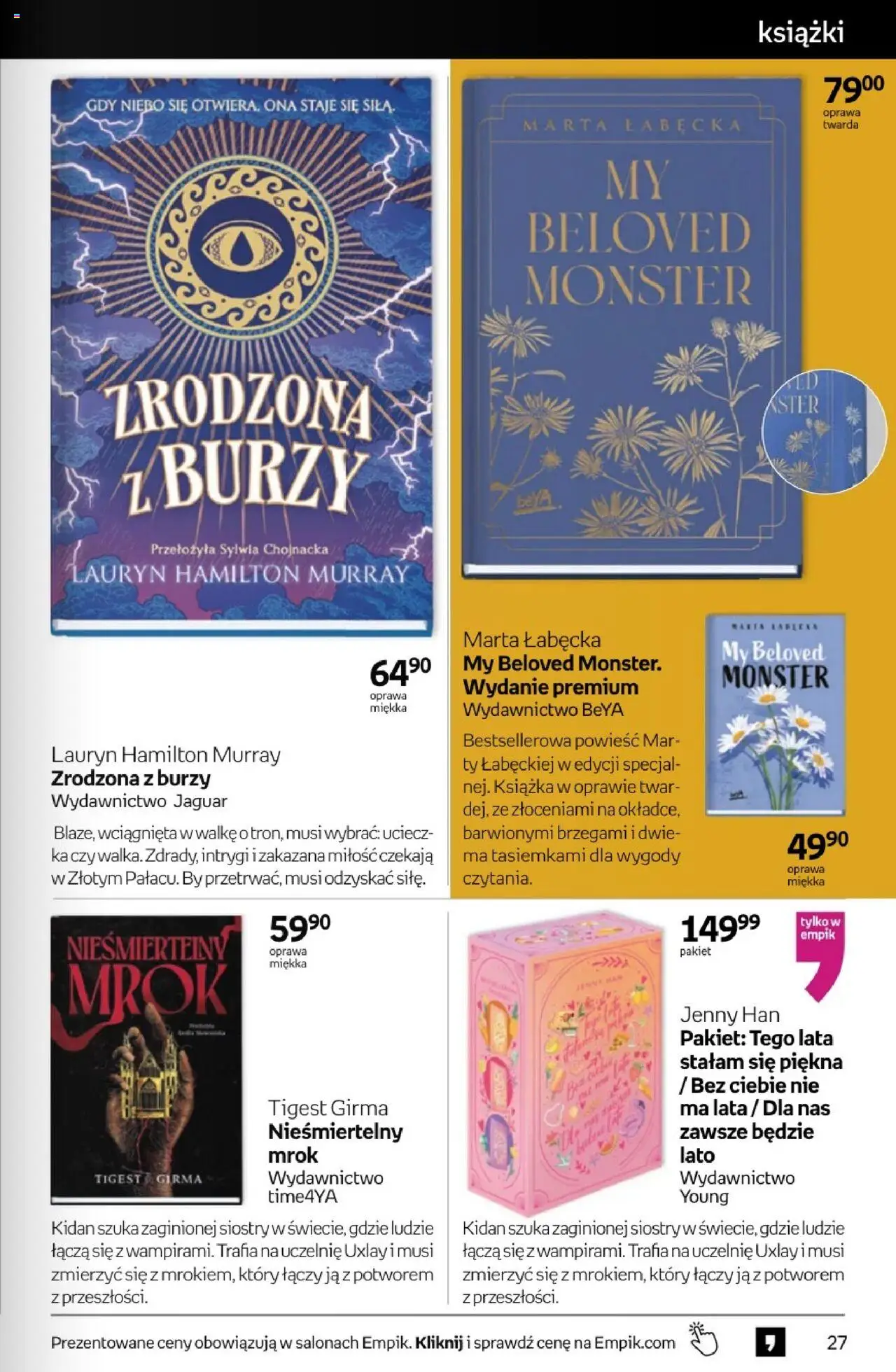 Empik promocje - Tom kultury Książki - strona 27- ważny od 16.07.2025