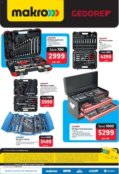 Preview Makro - Gedore Tools valid from 20/07/2025