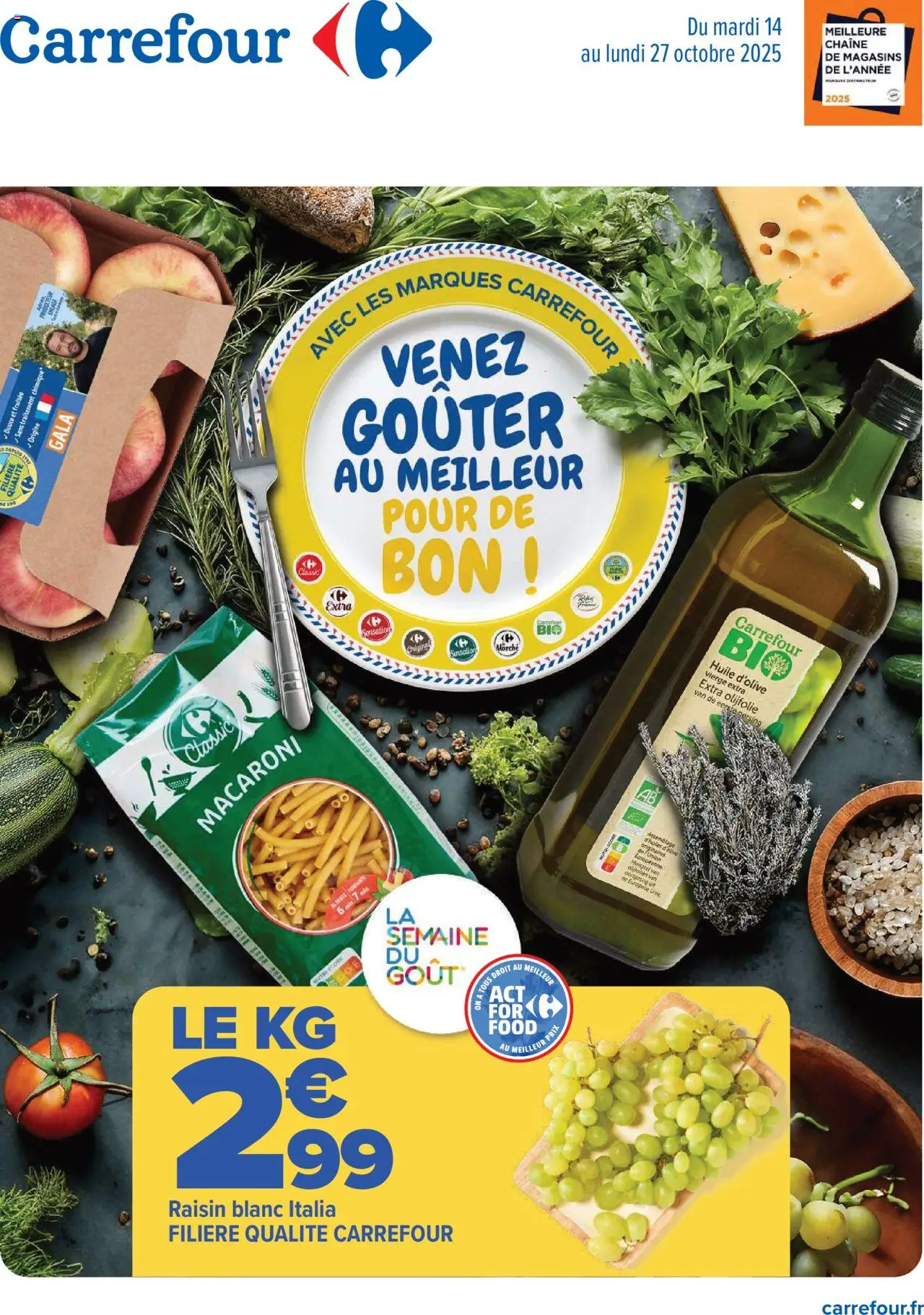 Carrefour Venez goûter au meilleur - page 1 - valable à partir du 14/10/2025