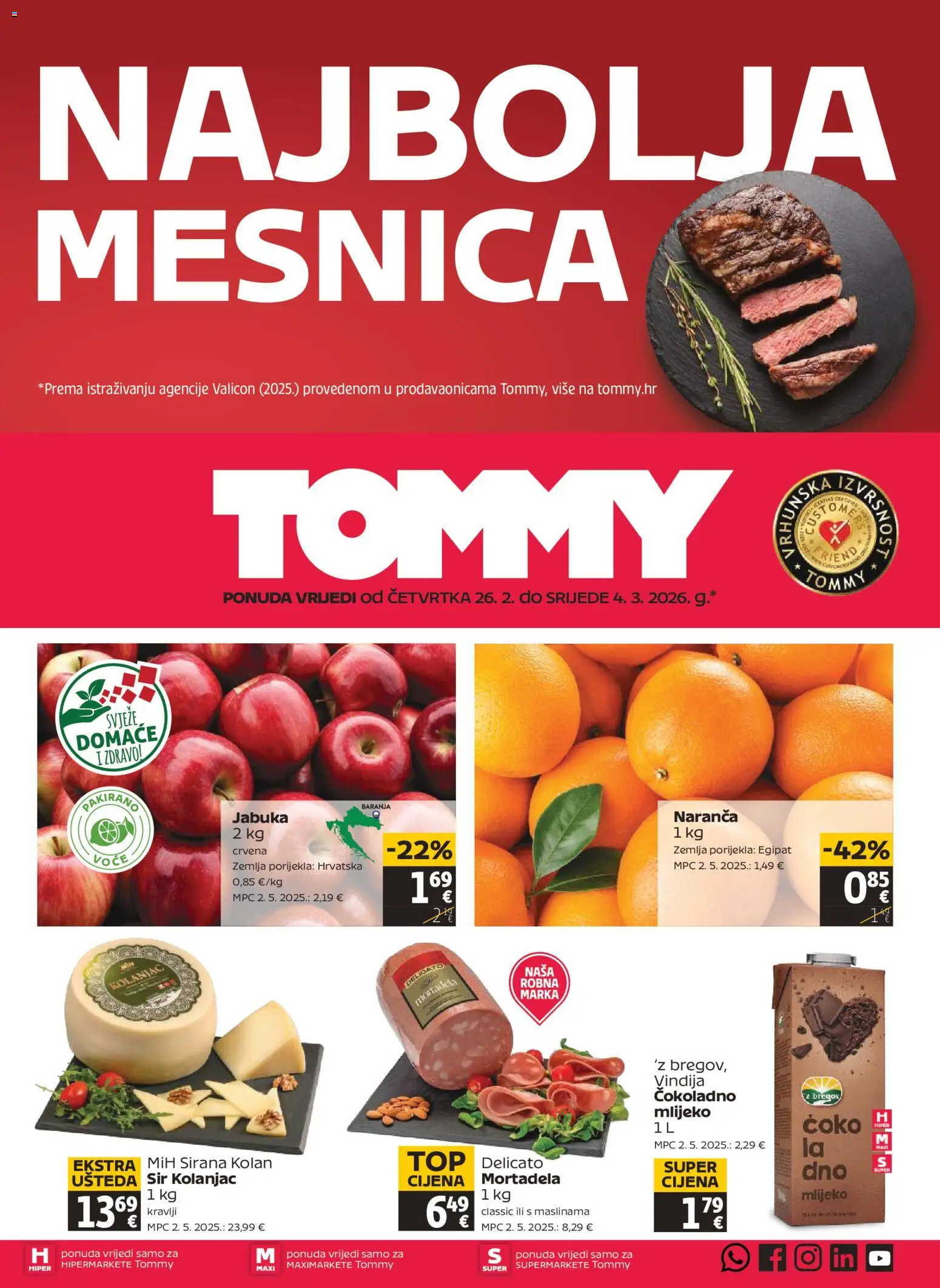 Katalog Tommy - stranica 1- važeći od 26.02.2026