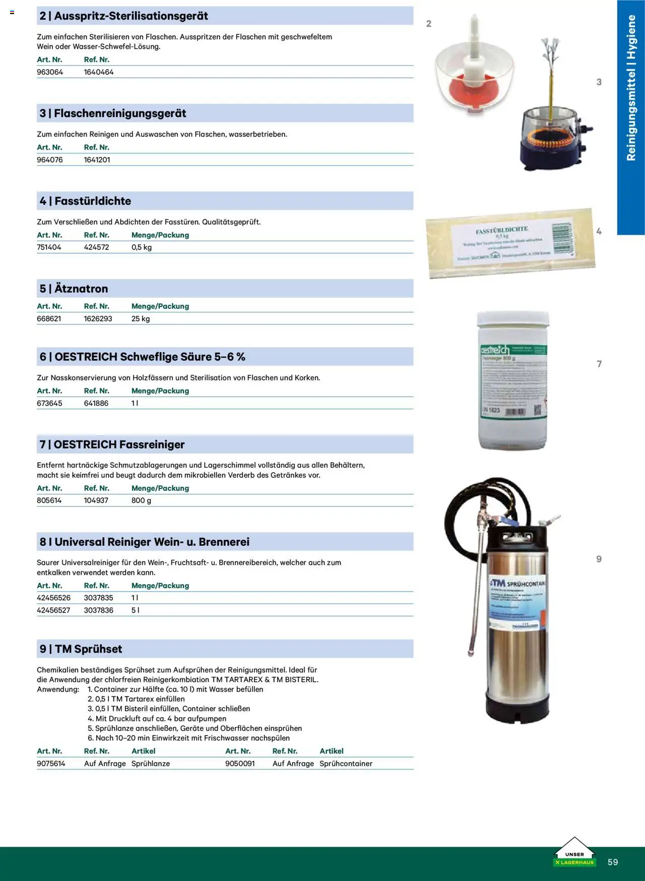 Lagerhaus Katalog Most & Saft - Seite 59- gültig ab 25.06.2025