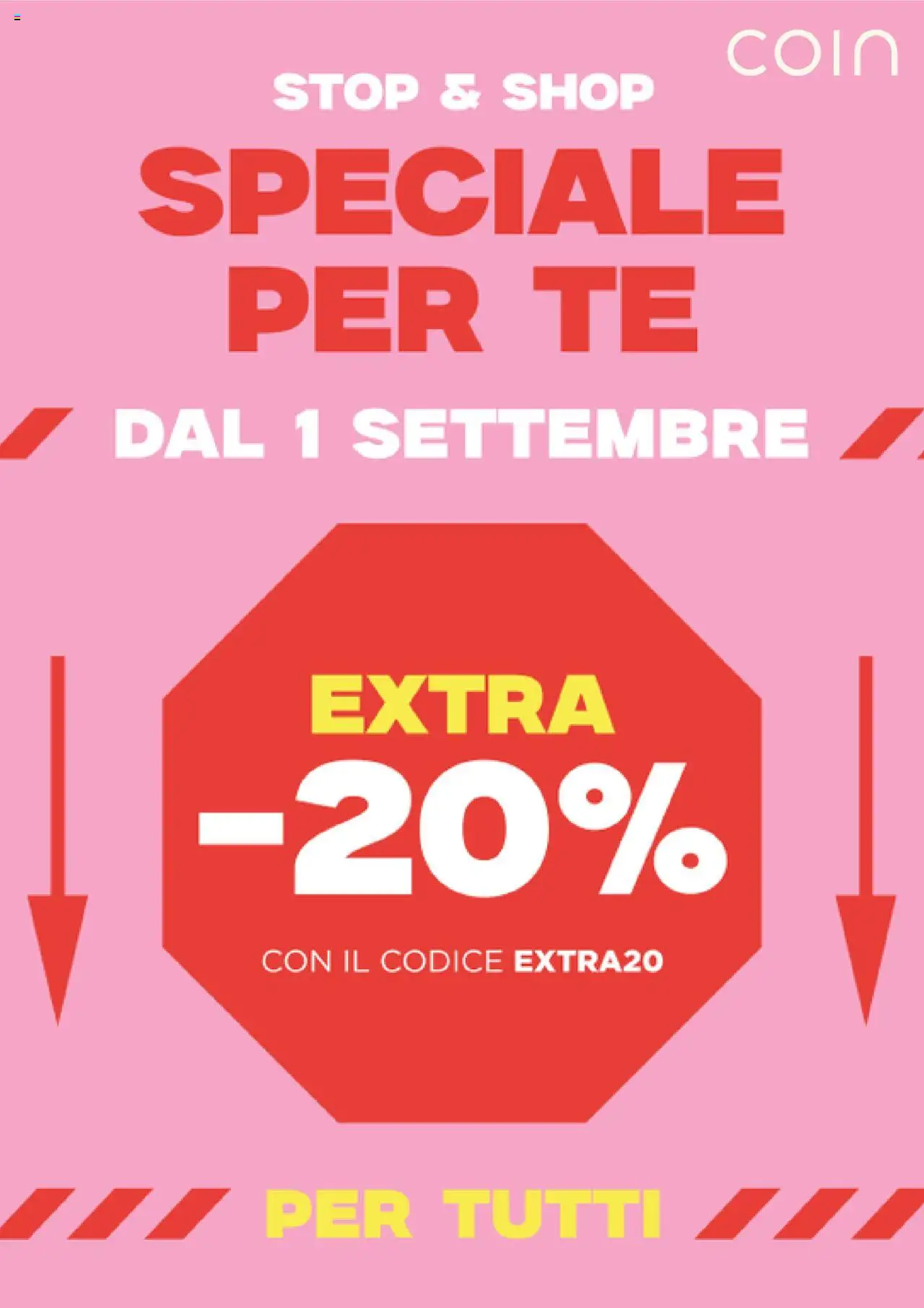 Volantino Coin	 - pagina 1 - valido dal 08/09/2025