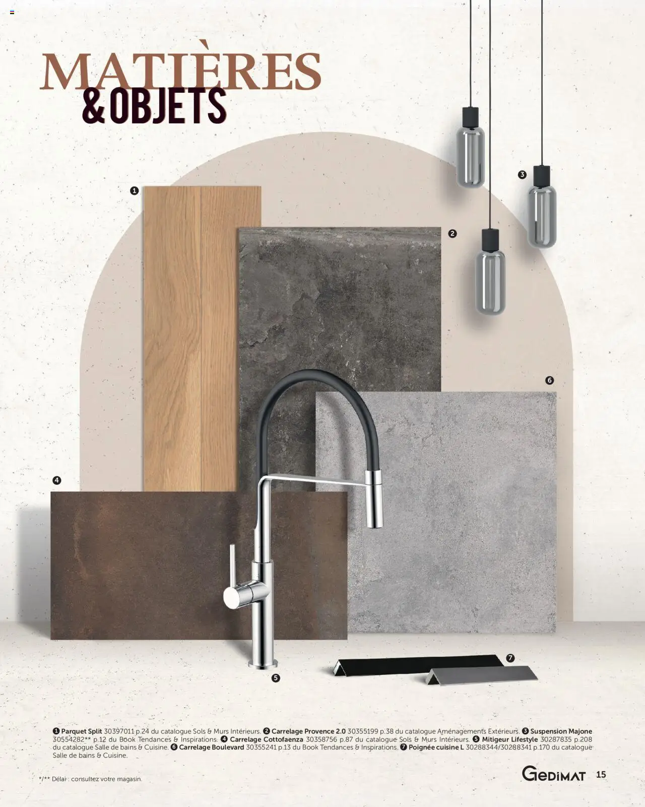 Gedimat catalogue - page 15 - valable à partir du 13/03/2025