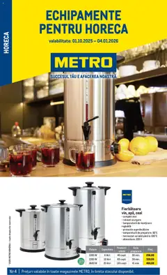 Metro catalog - Soluții Nealimentare pentru HoReCa valabil de la 01.10.2025