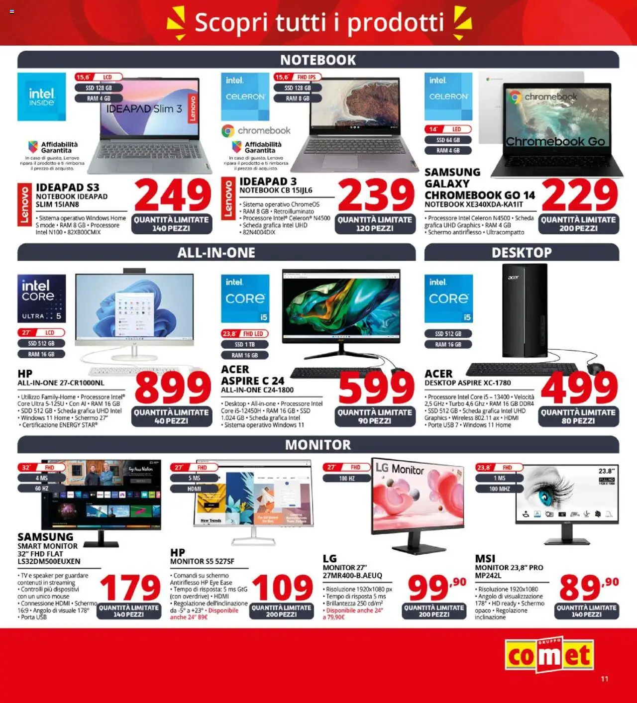 Volantino Comet	 - pagina 11 - valido dal 14/07/2025