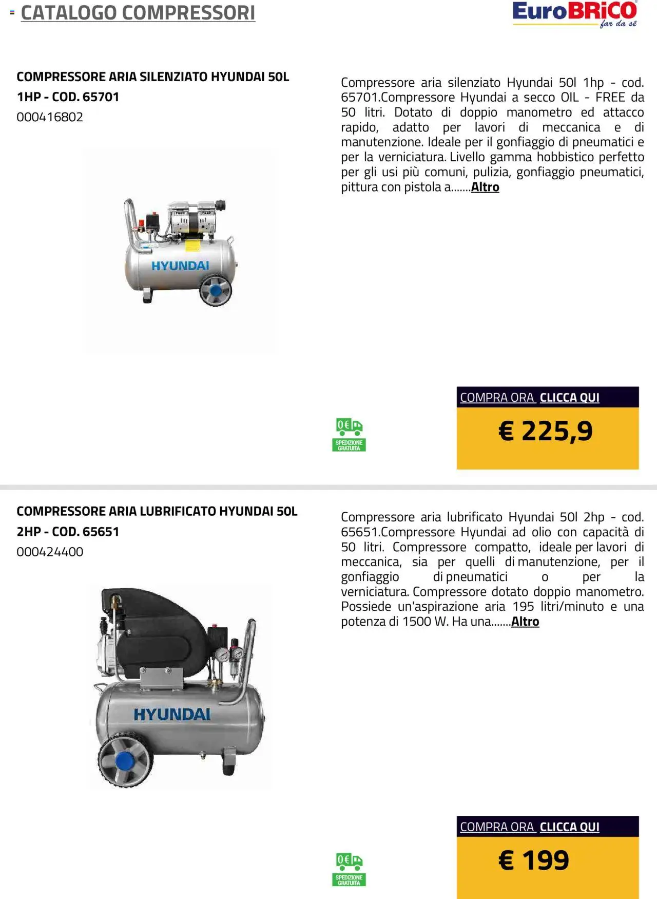 Eurobrico Compressori catalogo - pagina 4 - valido dal 23/07/2025