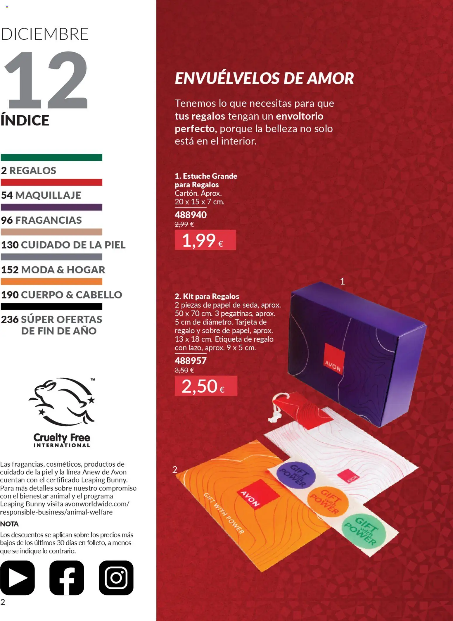 Catálogo AVON campaña 12 - Página de 2 - Válido desde 01/12/2025