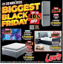Preview Lewis Stores - Botswana Black Friday valid from 21/11/2025