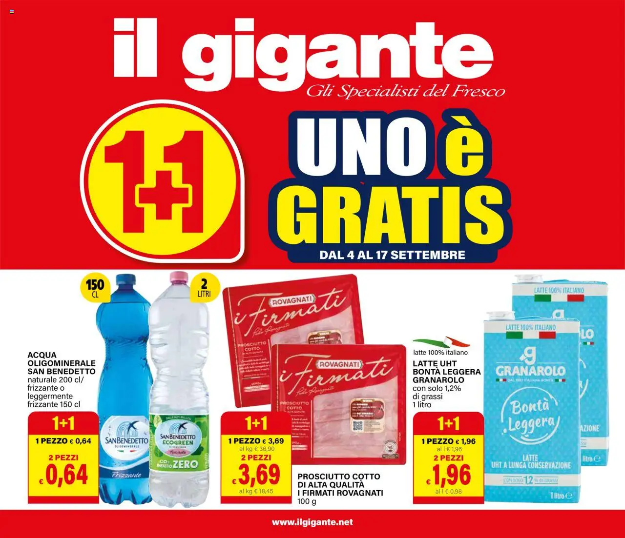 Volantino Il Gigante	 - pagina 1 - valido dal 04/09/2025