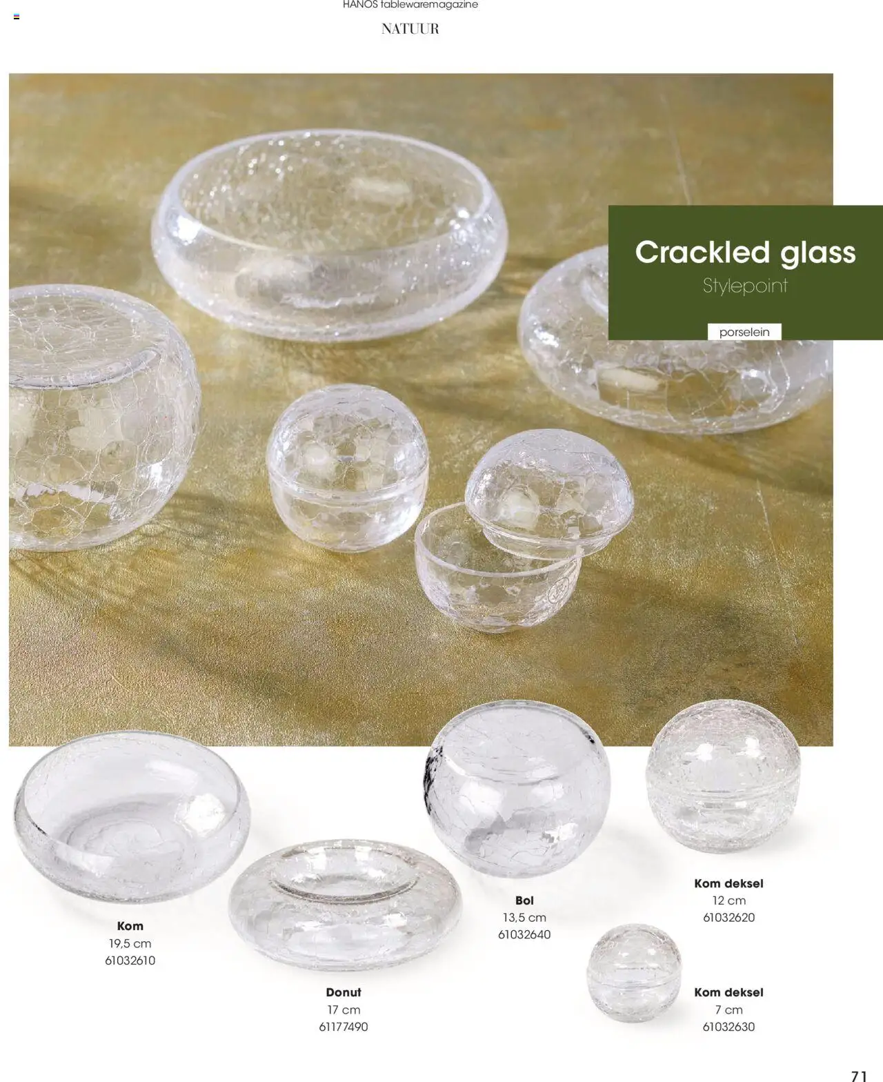 Hanos - Tableware magazine 2025-2026 - page 71- valid from 01-09-2025