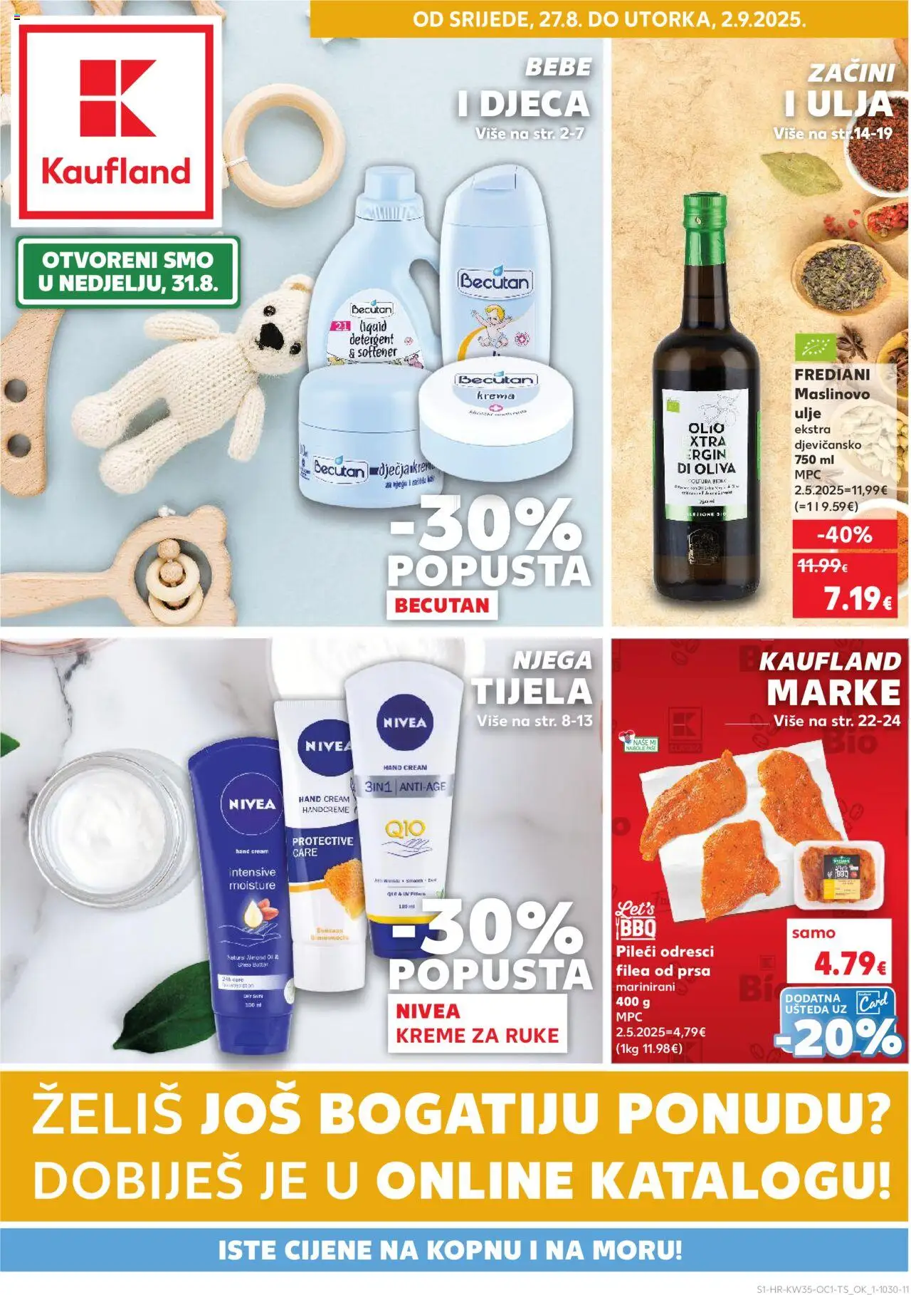 Ponuda Kaufland - stranica 1- važeći od 27.08.2025