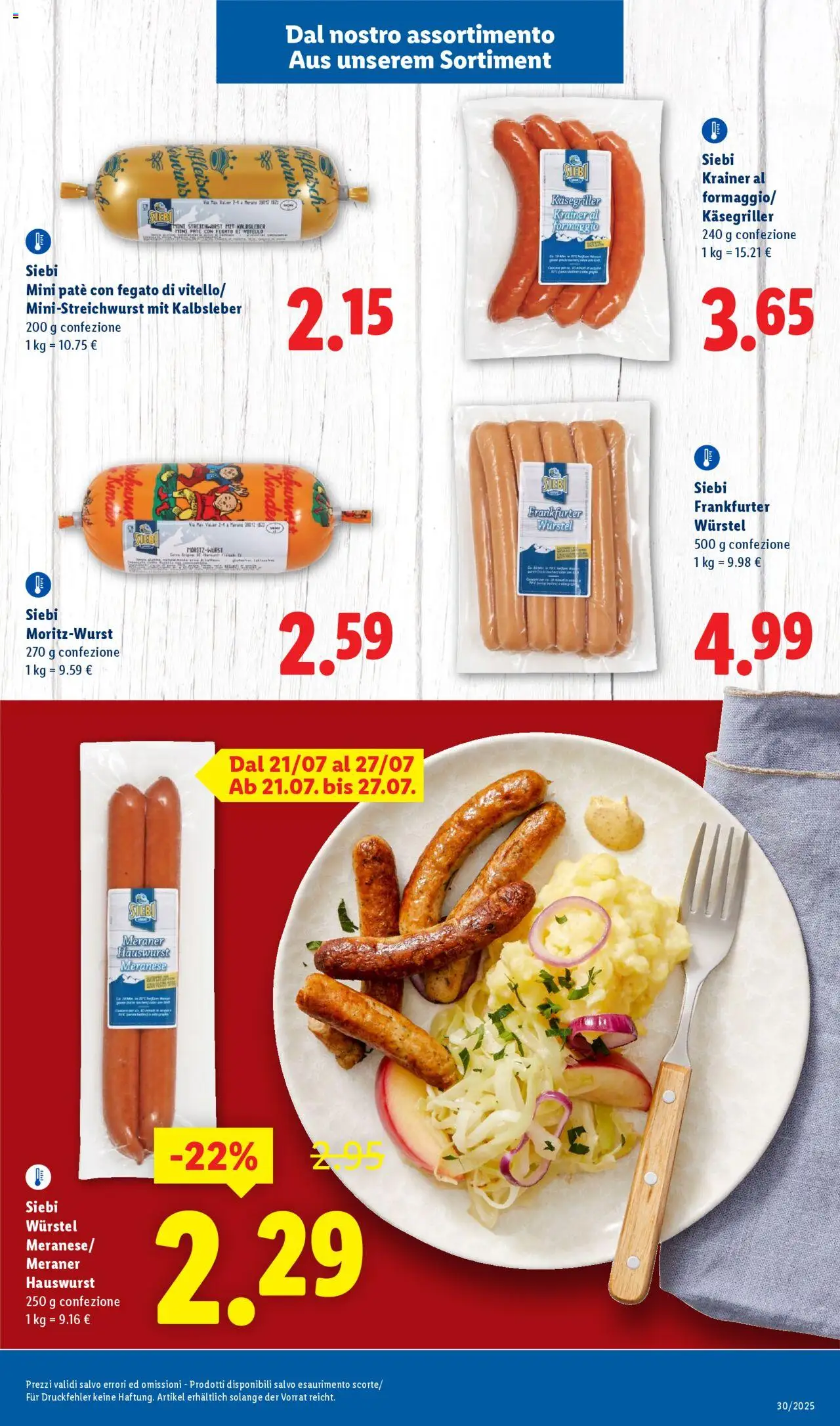 Lidl Trentino Alto-Adige catalogo - pagina 5 - valido dal 21/07/2025