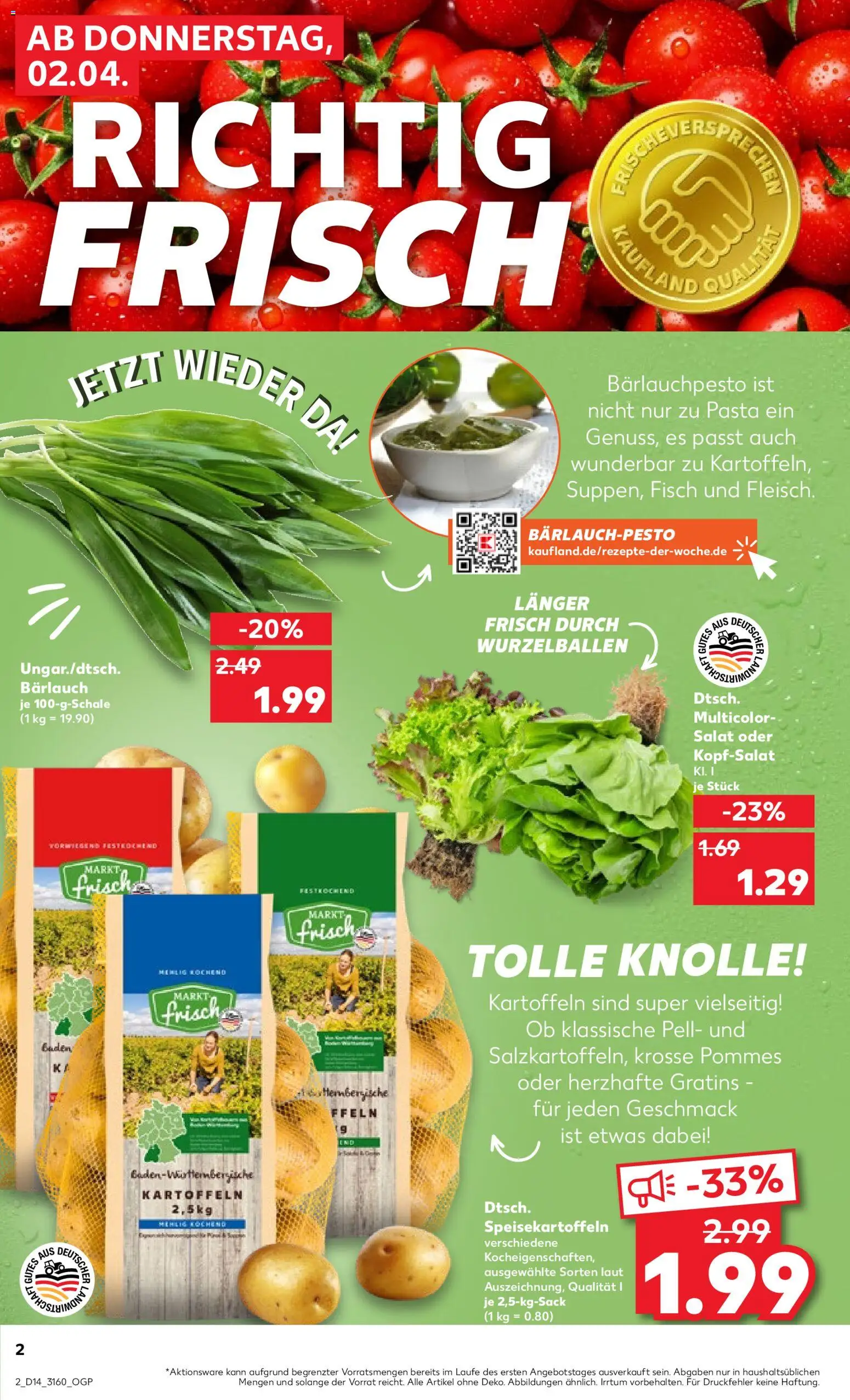 Kaufland Prospekt 	 - Seite 2 - gültig ab 02.04.2026