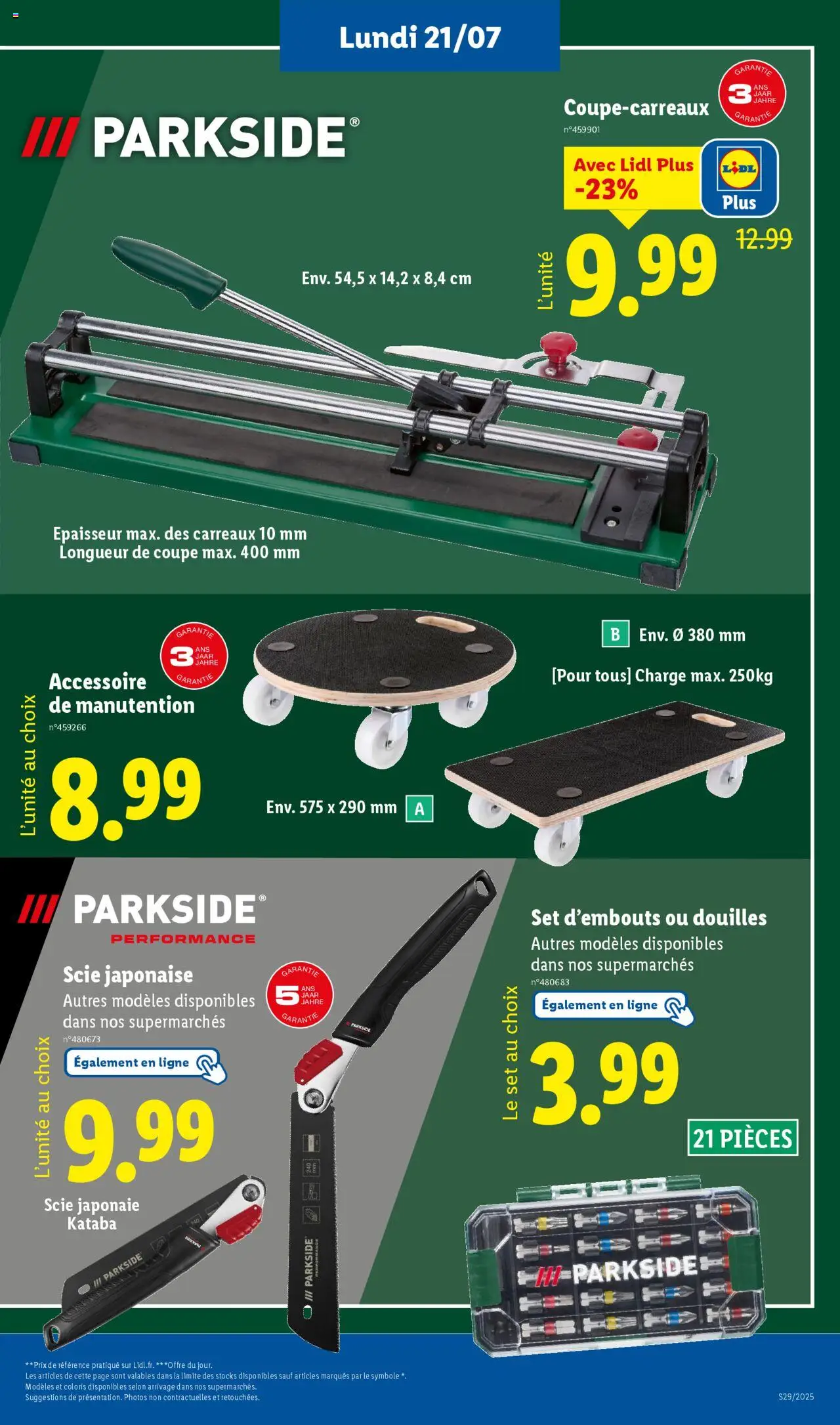 LIDL catalogue semaine 28 - page 63 - valable à partir du 17/07/2025