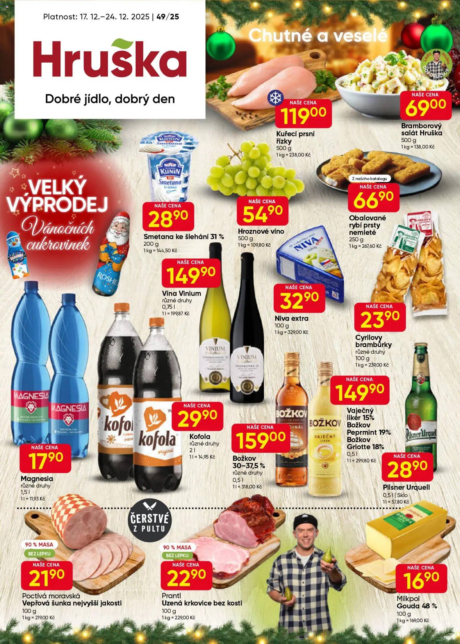 Hruška leták - strana 1- platný od 17.12.2025
