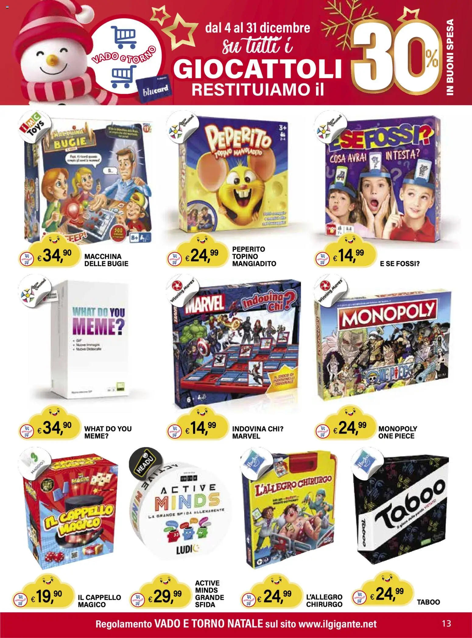 Il Gigante Il regno dei giocattoli catalogo - pagina 13 - valido dal 04/12/2025