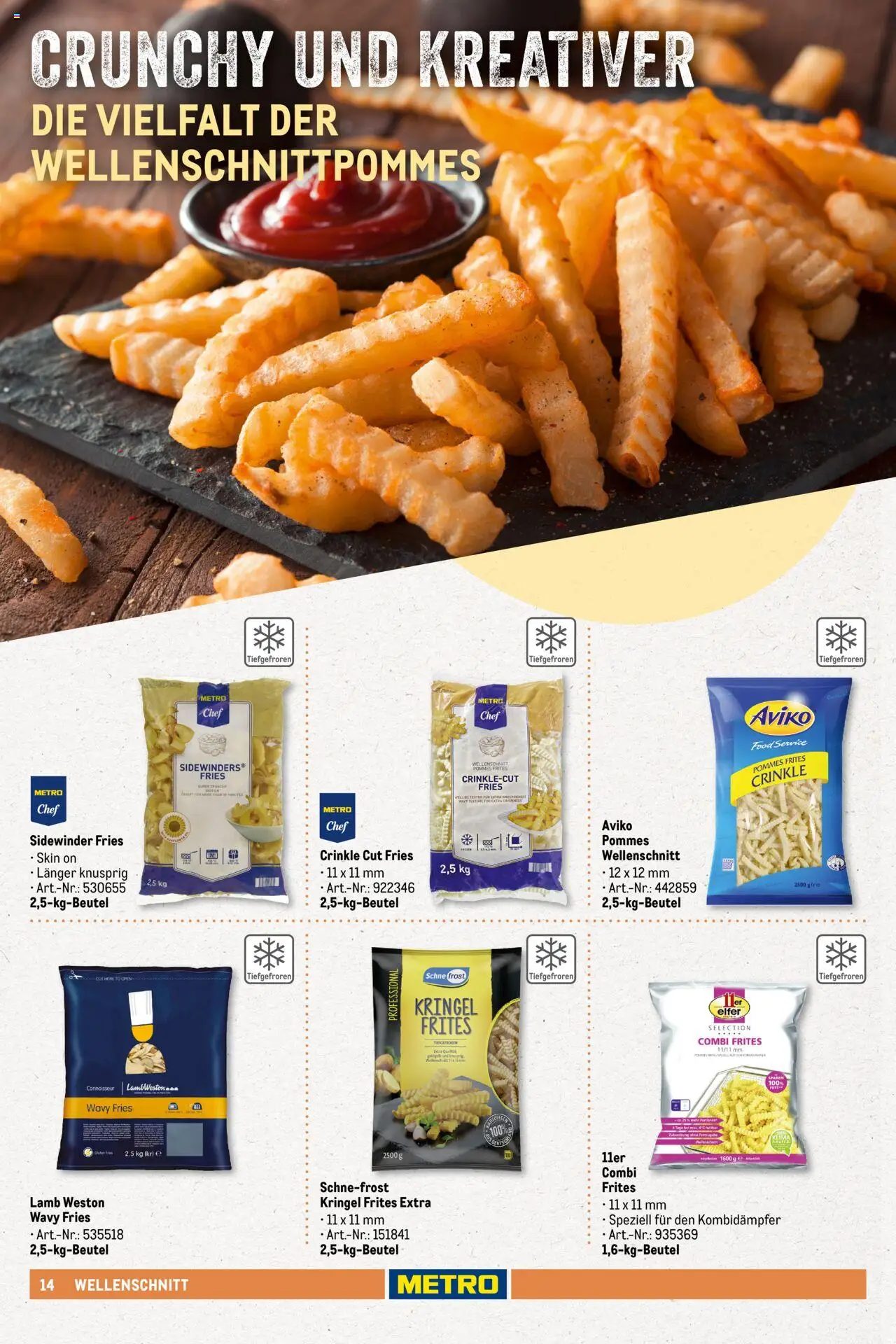 Metro - Pommessortiment - Seite 14 - gültig ab 01.03.2025
