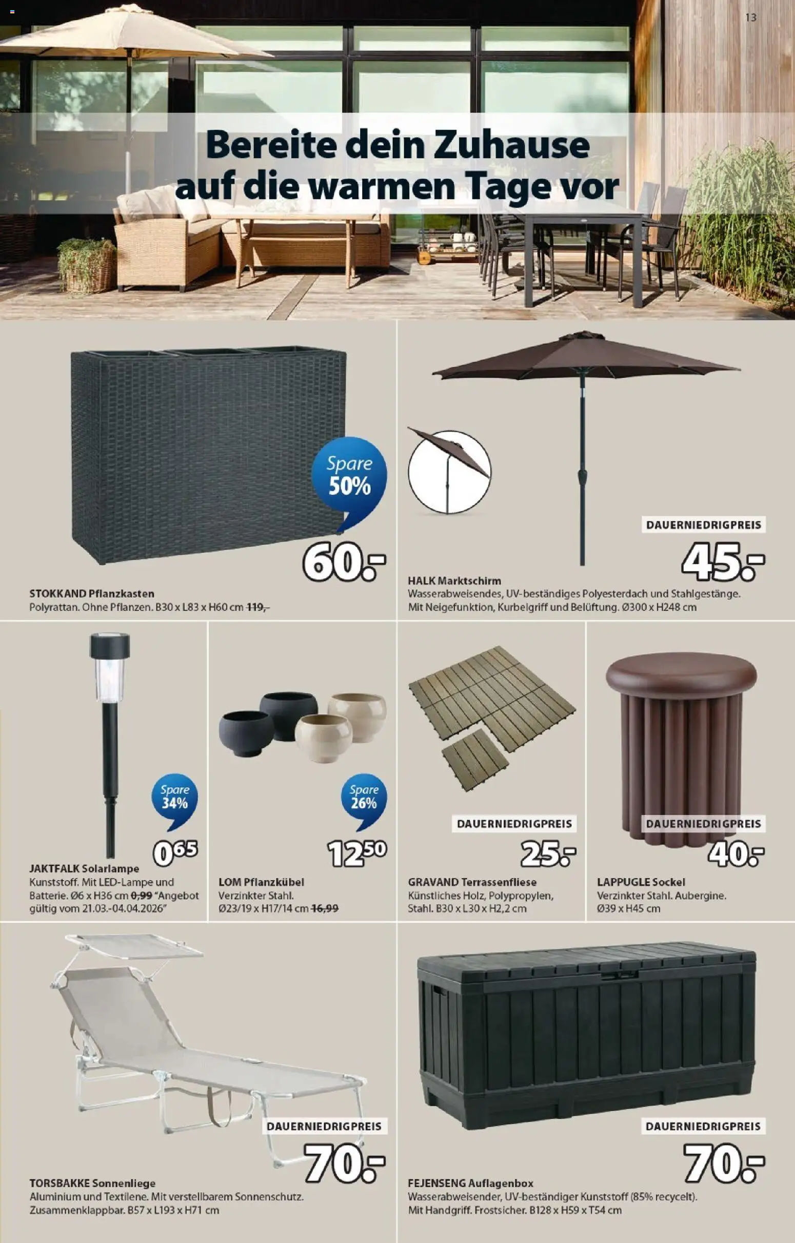 JYSK Prospekt 	 - Seite 13 - gültig ab 21.03.2026