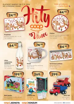 Náhled Coop leták - Hity Vánoce  platný od 07.11.2025