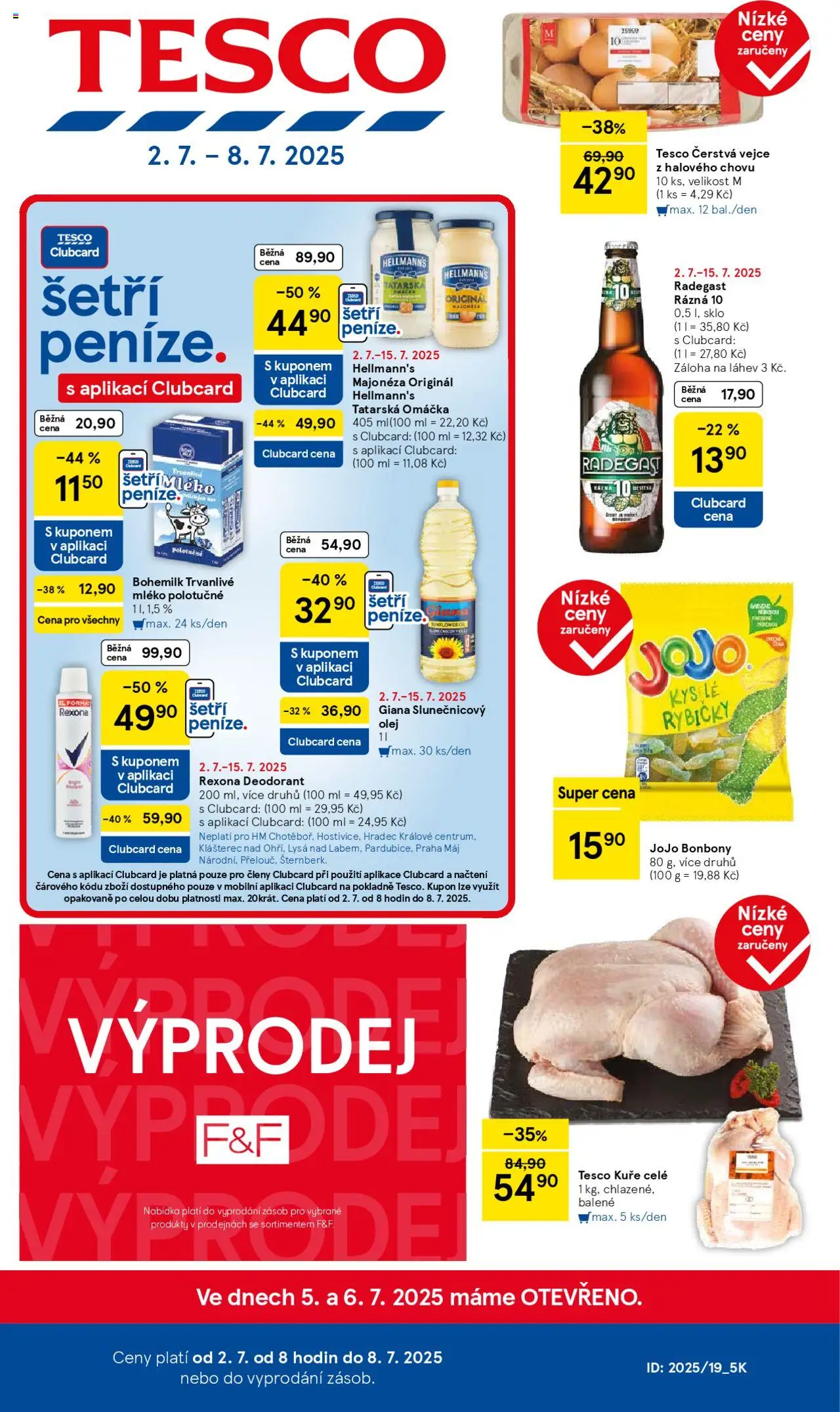 Tesco leták - Hypermarket - strana 1- platný od 02.07.2025