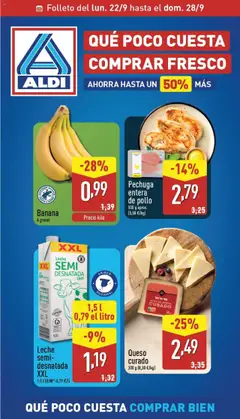 Vista previa del folleto Aldi folleto Península válido desde 22/09/2025