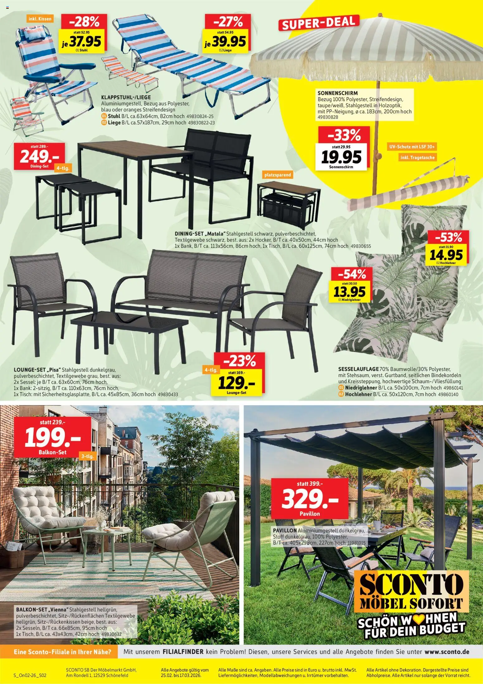 Sconto Garten-spezial - Seite 2 - gültig ab 25.02.2026