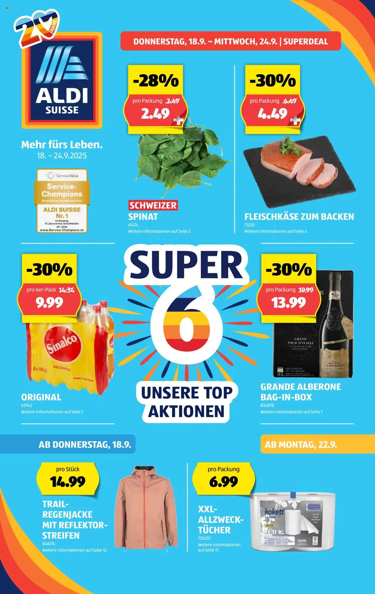 Aldi Aktionen - Seite 1- gültig ab 18.09.2025
