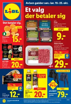 Forhåndsvisning Lidl - Tilbudsavis gyldig fra 19/10/2025