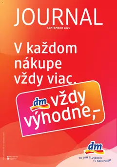 dm drogerie leták platný od 01.09.2025