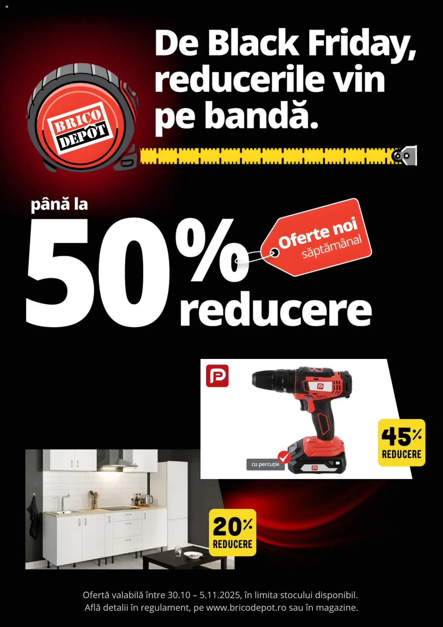 Brico Depot Black Friday - pagina 1- valabil de la 30.10.2025