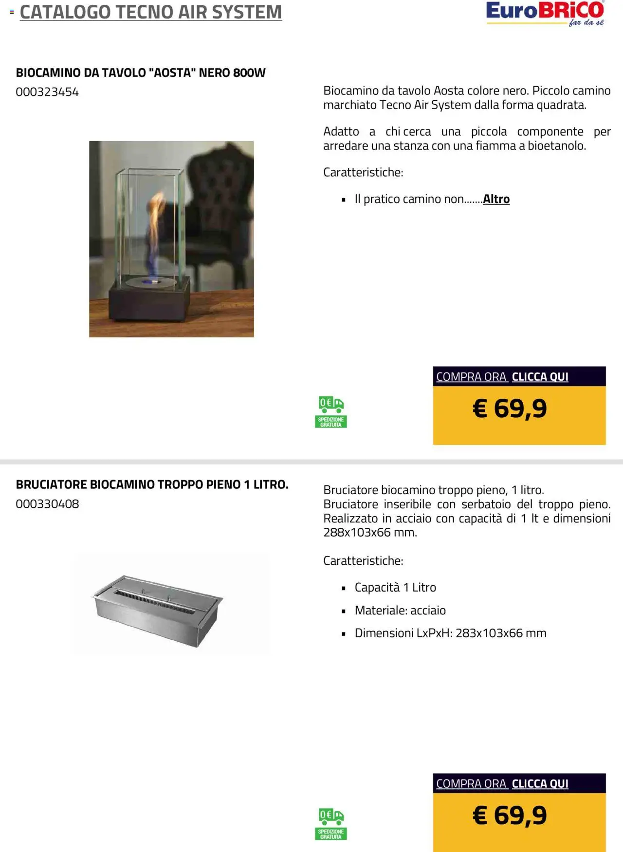 Eurobrico Tecno Air System catalogo - pagina 3 - valido dal 23/07/2025