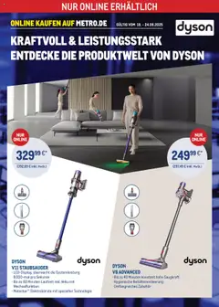Vorschau Metro Online: Dyson-Angebote gültig ab 18.08.2025