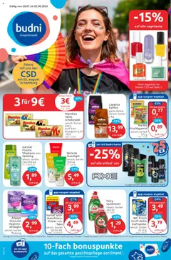 Vorschau Budni Prospekt 	 gültig ab 28.07.2025