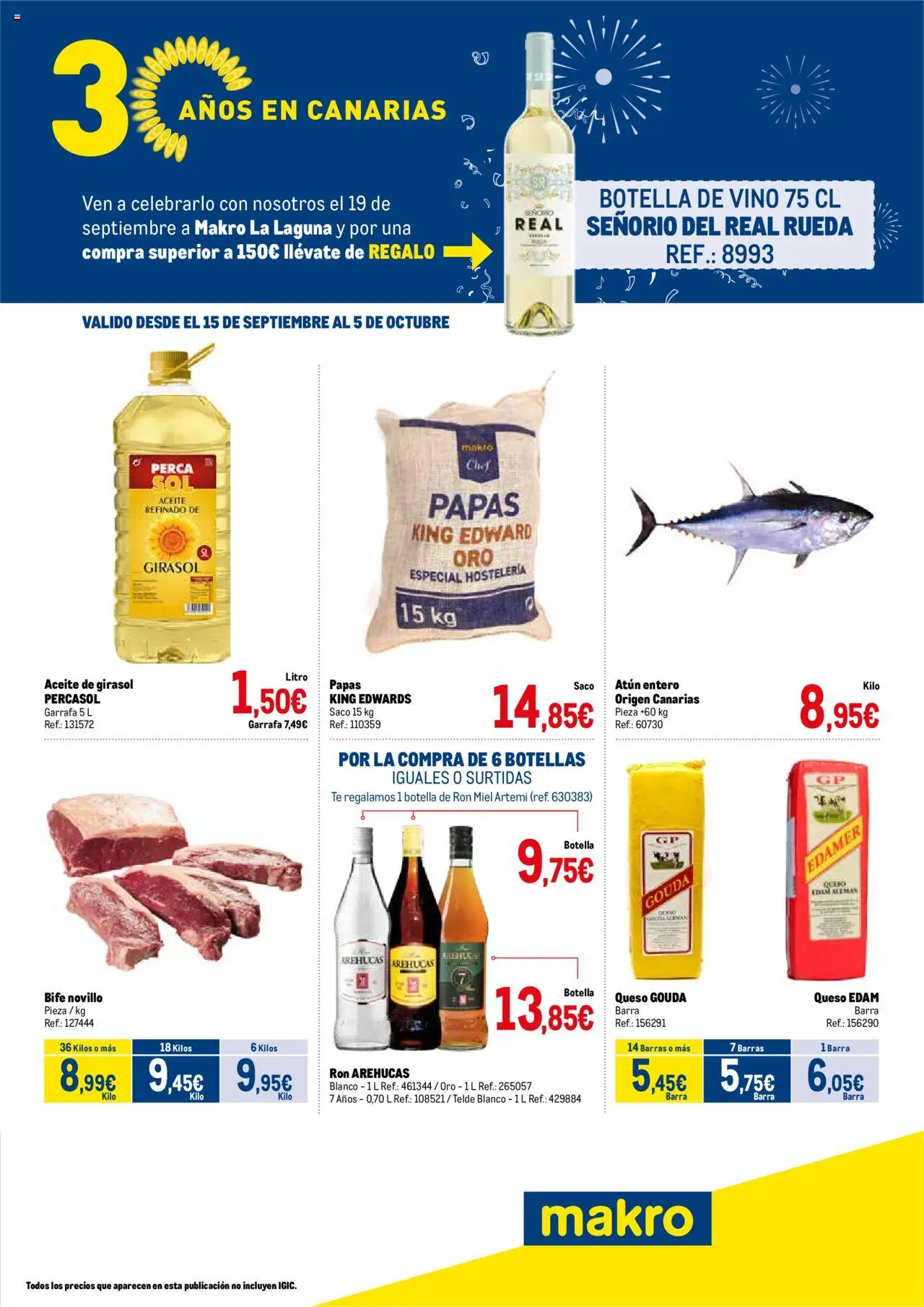 Makro - Especial 30 aňos La Laguna - Página de 1 - Válido desde 15/09/2025