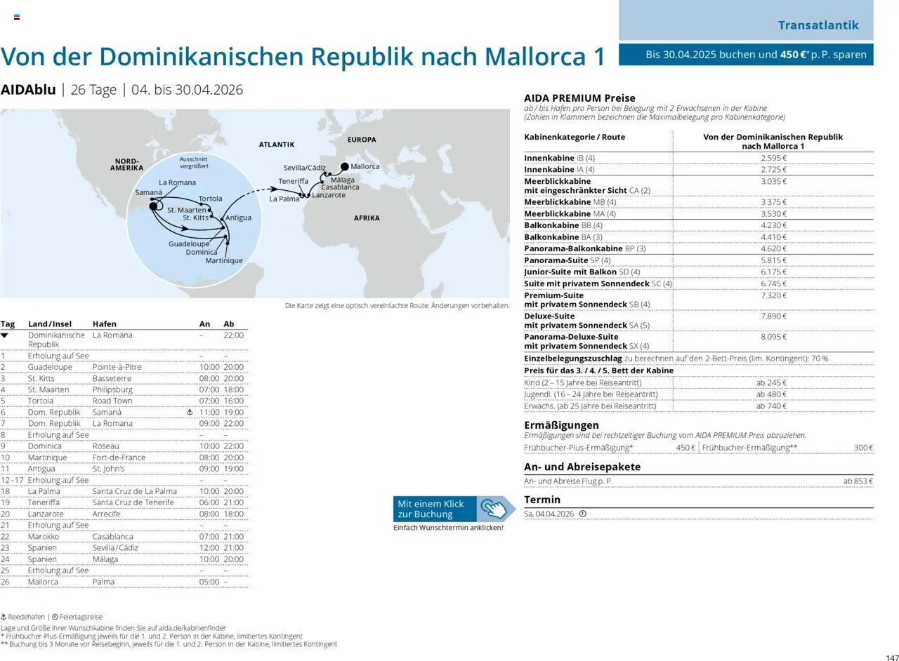 Aida Prospekt Winter 2025/26 - Seite 147 - gültig ab 01.10.2025