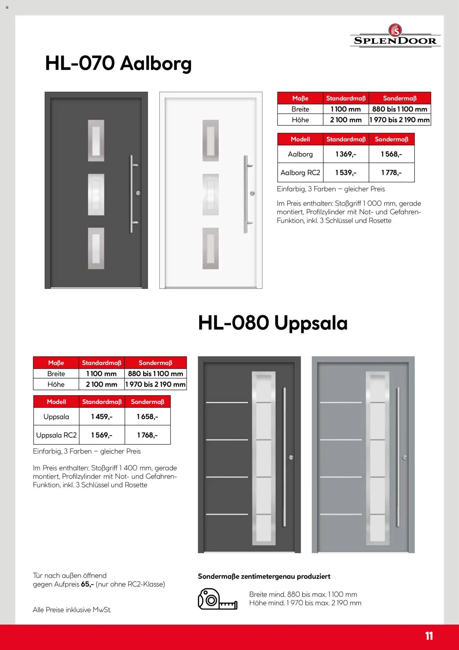 Hellweg Splendoor Innentüren Katalog - Seite 11 - gültig ab 05.12.2025