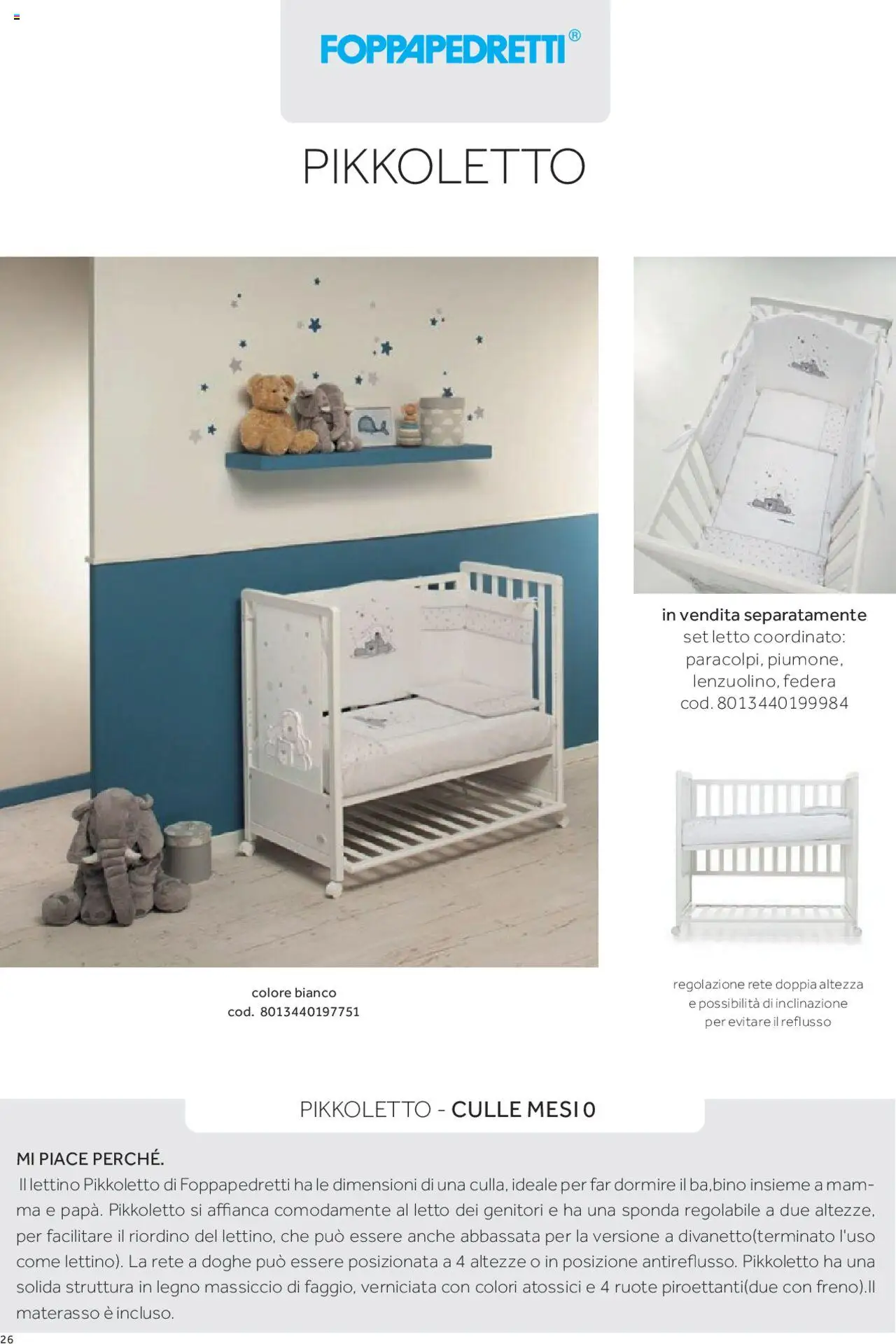 Catalogo Camarette e Lettini Prenatal	 - pagina 19 - valido dal 01/01/2025