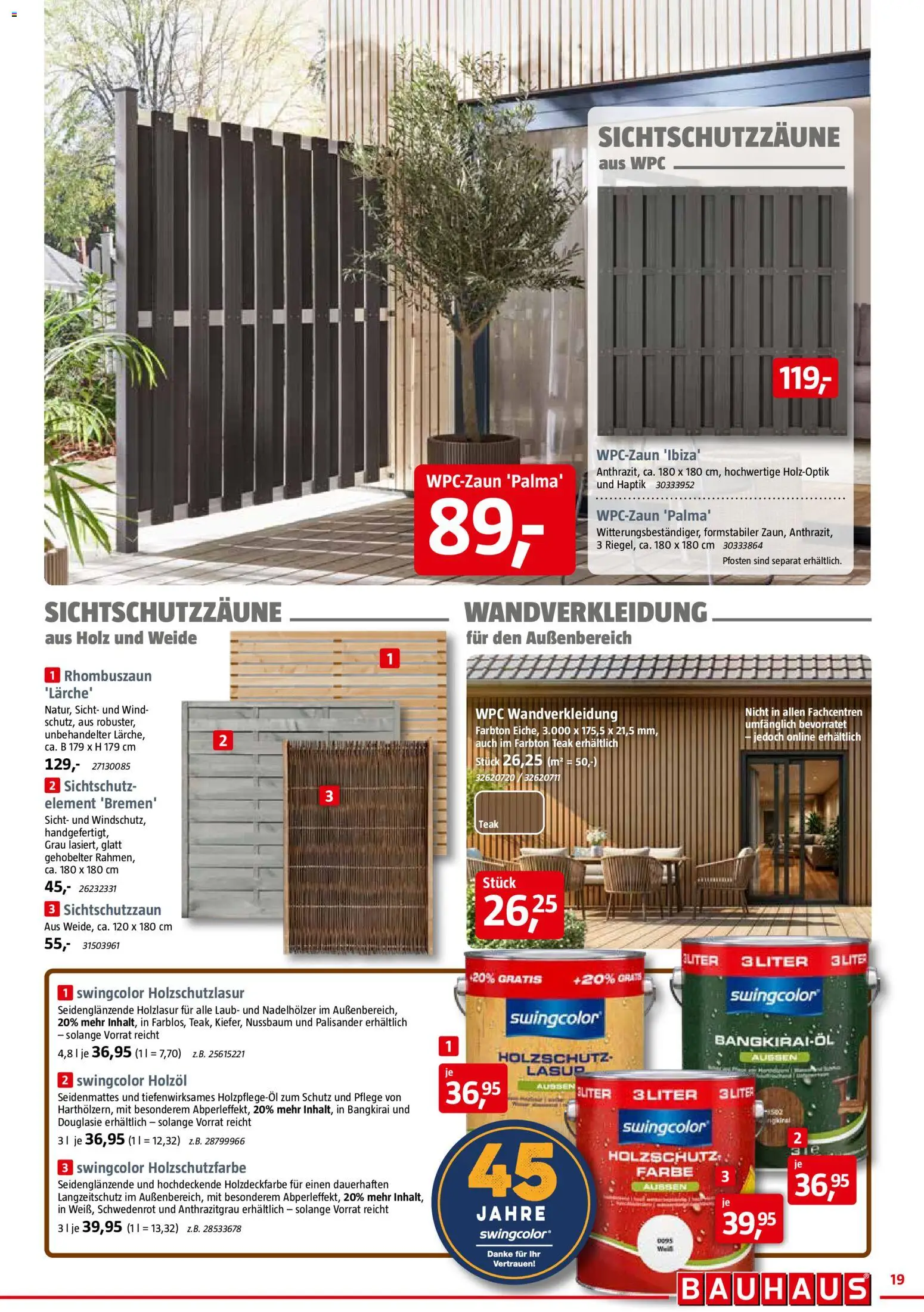 Bauhaus Prospekt 	 - Seite 19 - gültig ab 28.02.2026