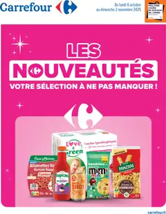Aperçu Carrefour catalogue les nouveautés d'octobre valable à partir du 06/10/2025