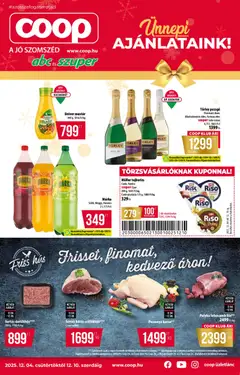 Előnézet COOP Akciós újság érvényes 2025.12.04.-tól