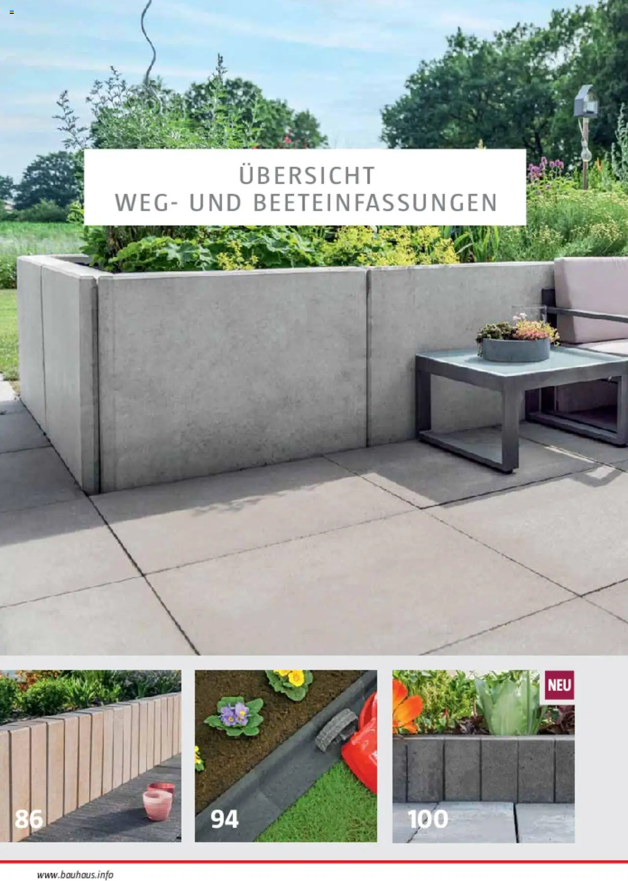 Bauhaus Gartenbaumaterialien 2025 - Seite 84- gültig ab 11.03.2025
