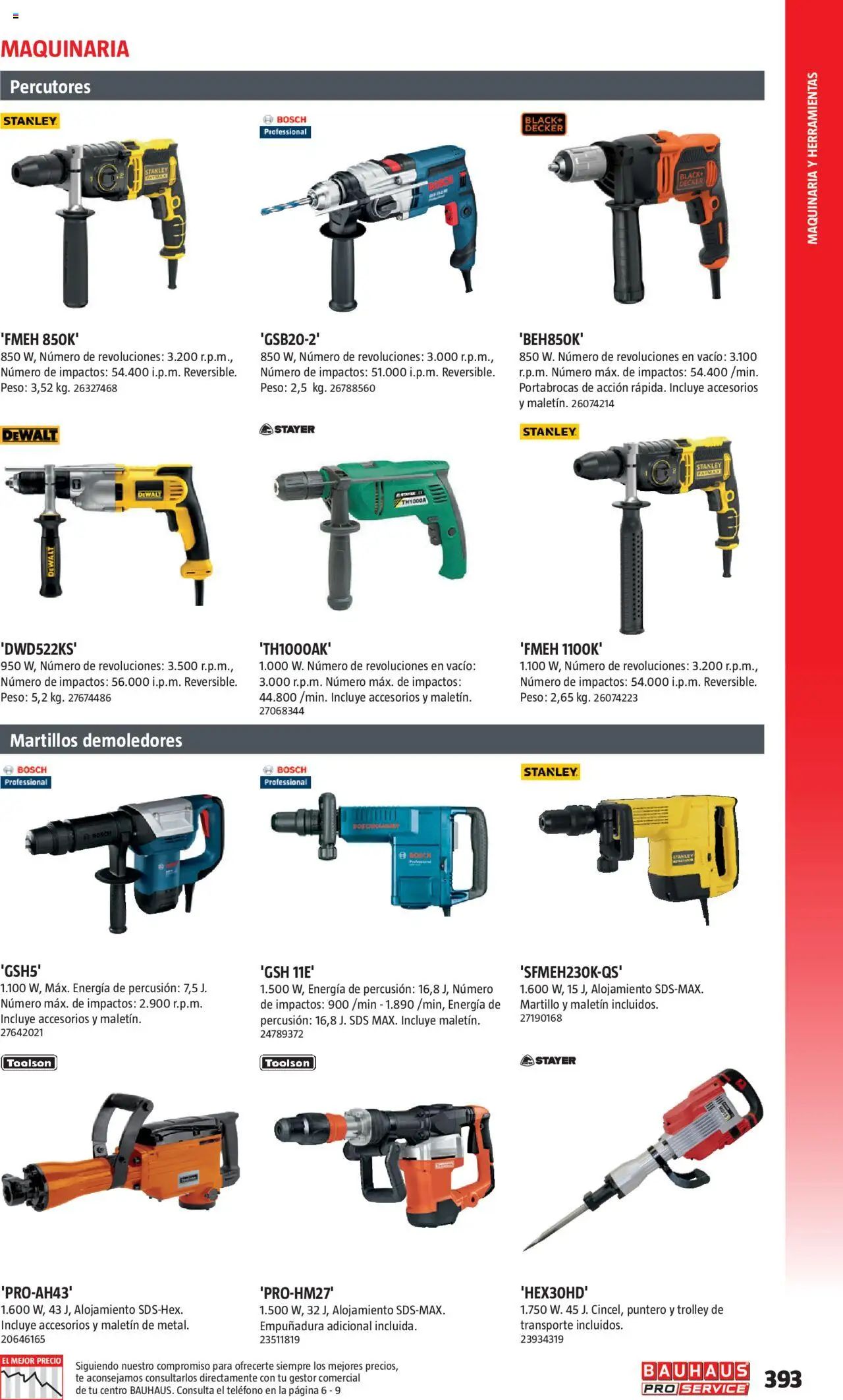 Bauhaus - ProService  - Página de 393 - Válido desde 24/02/2025