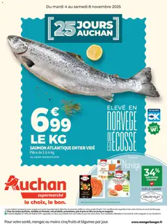 Auchan - 25 JOURS AUCHAN, ça continue dans votre super geldig vanaf 04/11/2025