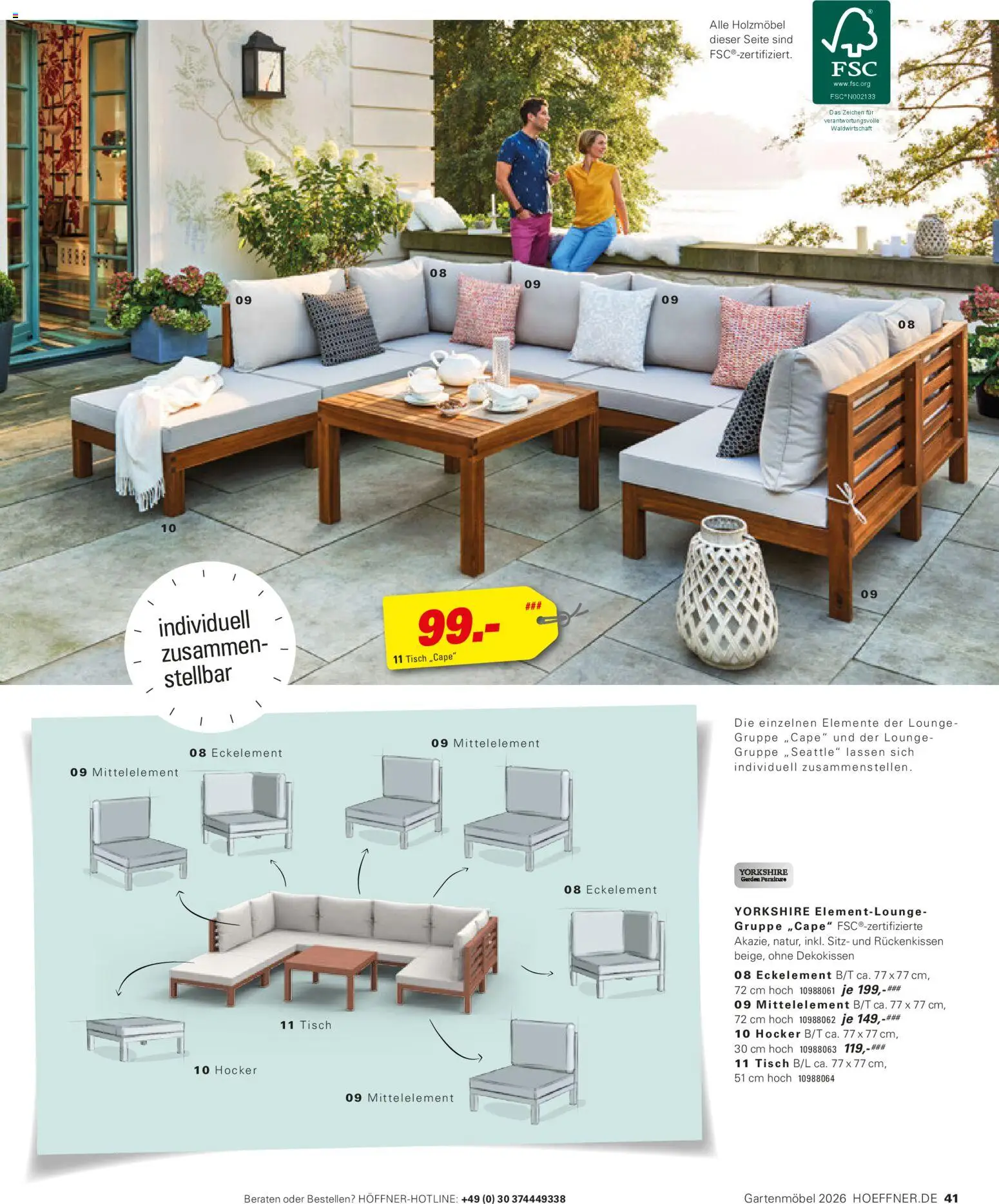 Höffner Prospekt Gartenmöbel - Seite 41 - gültig ab 27.03.2026