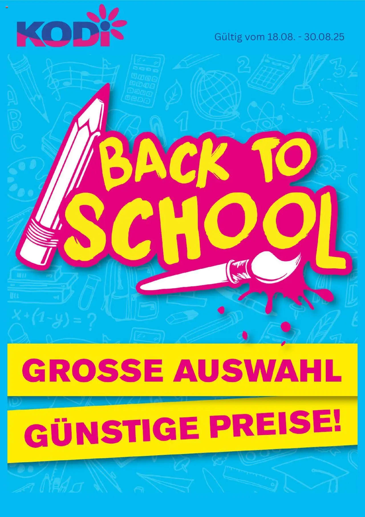 KODi Back to school - Seite 1 - gültig ab 18.08.2025