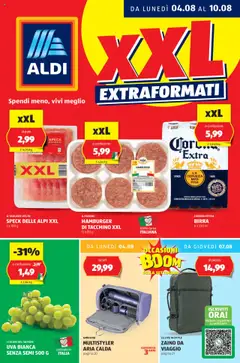 Anteprima Volantino Aldi	 valida dal 04/08/2025