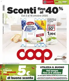 Anteprima Volantino COOP	 valida dal 02/10/2025
