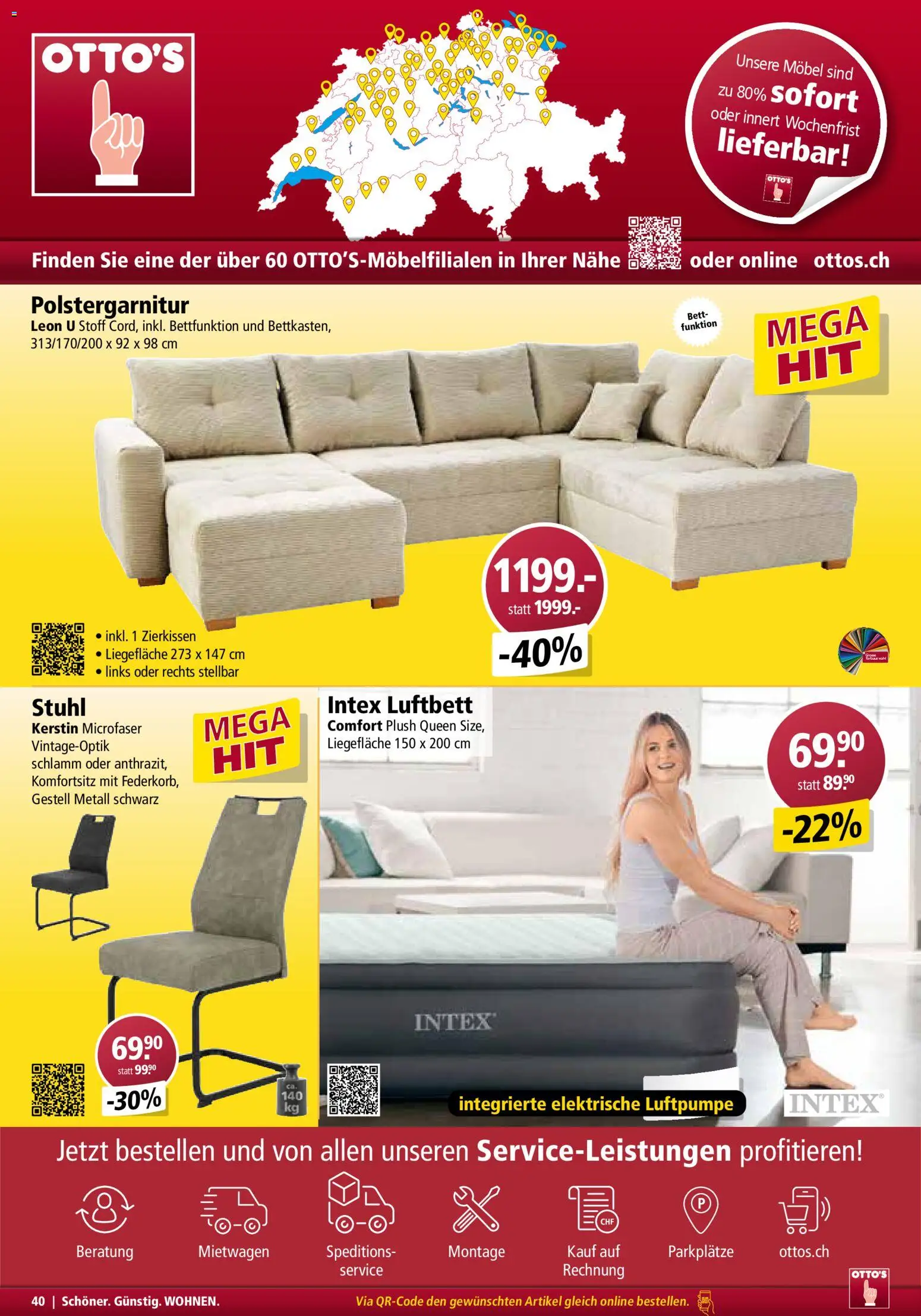 Otto's Aktionen Möbelflyer - page 40- valid from 01.03.2026