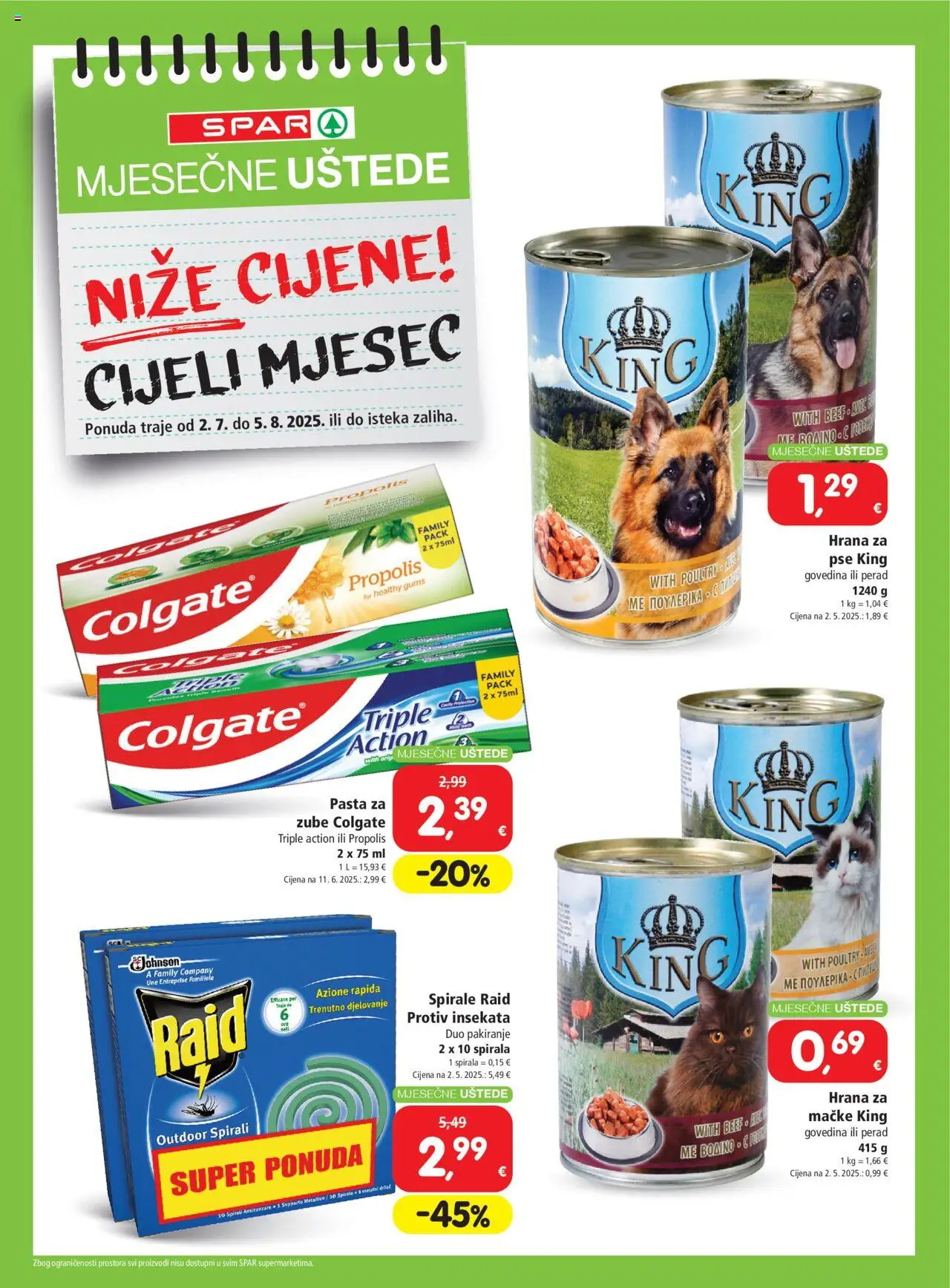 Katalog Spar - stranica 4- važeći od 02.07.2025